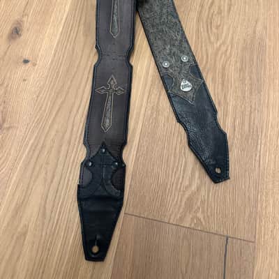 Heavy Leather Tony Iommi Custom Cross Tour Guitar Strap Bild 1