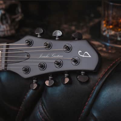 Jericho Guitars Fusion Blacktop 7 String Baritone 2026 - Black Satin image 4