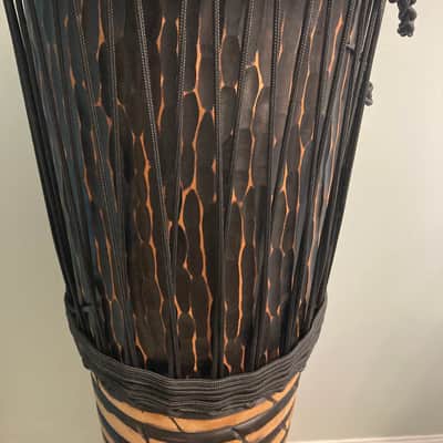 Toca Percussion 14" x 42" Makuta Leader Drum  Black-Stained Mahogany w/Mallets image 11