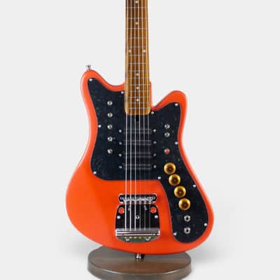 Stella Style Custom Electric Guitar Vintage Soviet USSR Stereo Retro Design image 1