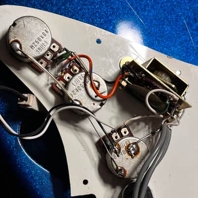 ULTRA RARE 1978 Greco ORDER MADE (Racing Stripe + Blue Metallic Sparkle) SE-600 Super Sounds S-Style ... CUSTOM SHOP Maxon "EXCEL" (1962-1964 Pre-CBS REPLICA Single Coil CLONE pickups) + GIGBAG image 11