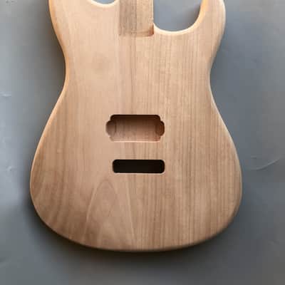 Guitar Body Mahogany Wood Unfinished Style Bolt On image 1