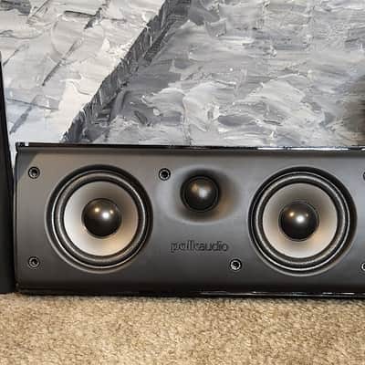 Polk Polk Audio RM 7- 3 speakers RM-8-2 speakers 90s  - Piano black image 4