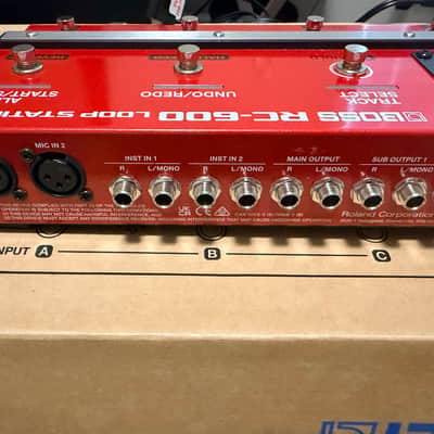 Boss RC-600 Loop Station 2021 - Present - Red image 2