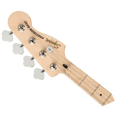 Used Squier Affinity Series Precision Bass PJ - Olympic White w/ Maple FB image 4
