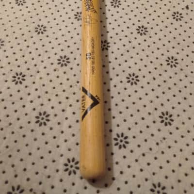 Vater RARE, Collectable 5B Matt Byrne & Hatebreed logo drum stick 2017 - Hickory image 3