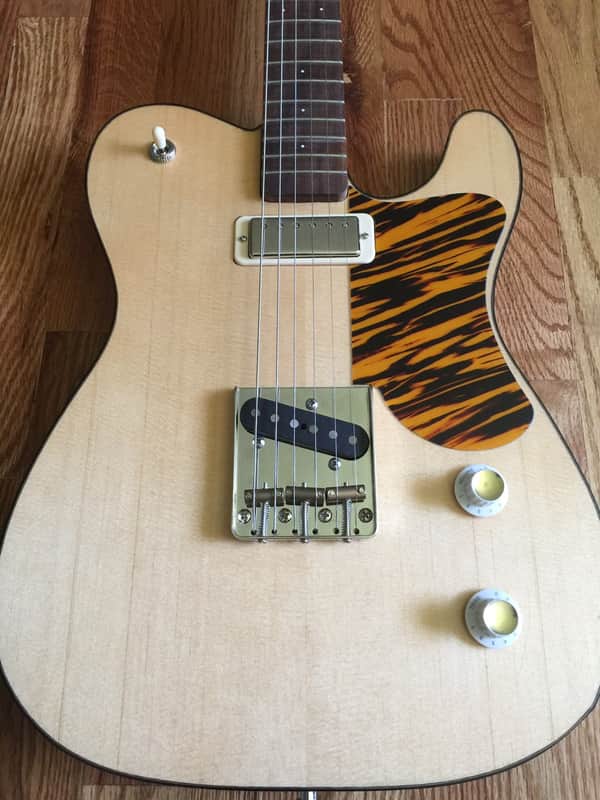Mcgibney Telecaster Thinline Semi-hollow Spruce Top image 1