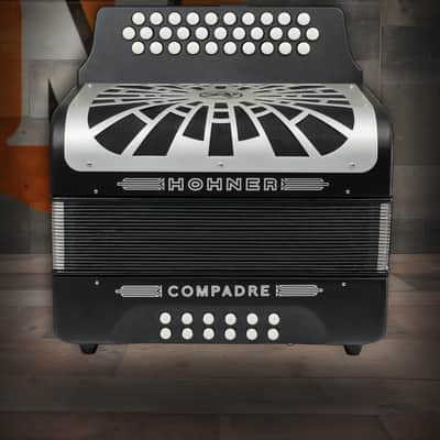 Hohner Compadre FBbEb Accordion - Black w/ Gig Bag (COFB-N) image 1