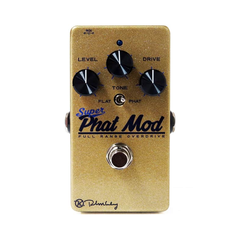 Keeley Super Phat Mod Full Range Overdrive Pedal, Gold (KPhat) image 1