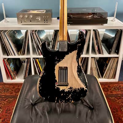 Fender Custom Shop Masterbuilt Chris Fleming Eric Clapton "Blackie" Tribute 2006 - Black Relic image 12