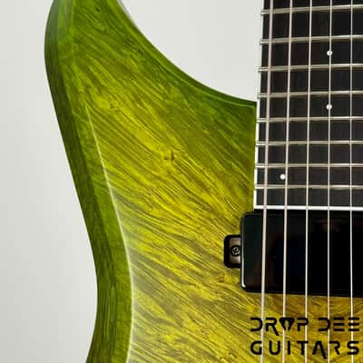 Dunable USA Custom Shop Yeti 7 7-String Electric Guitar w/ Case - Nuclear Burst image 5