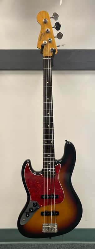 Vintage Fender JB62/LH ‘62 Reissue Jazz Bass 1993 - Lefty - Sunburst MIJ image 1