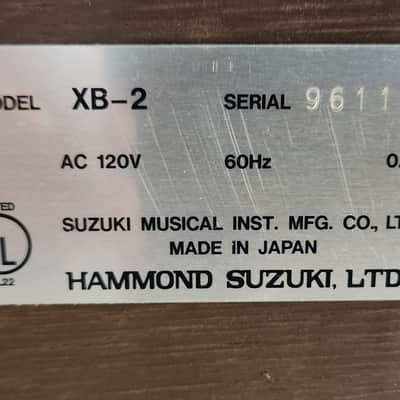 STUDIO SALE! Hammond XB-2 Organ 1991 Japan image 21