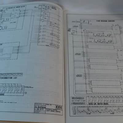 GEM Organ Schematics, models F10, H300, H400 H6000, H7000, Wizard 315, 321 1970s image 6