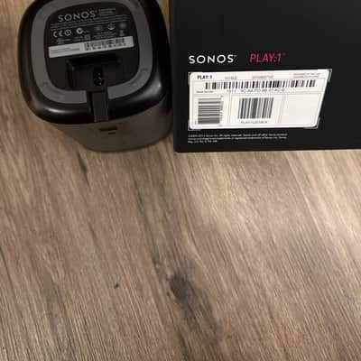Sonos Play:1 Mini Wireless Speaker 2018 - Black image 2