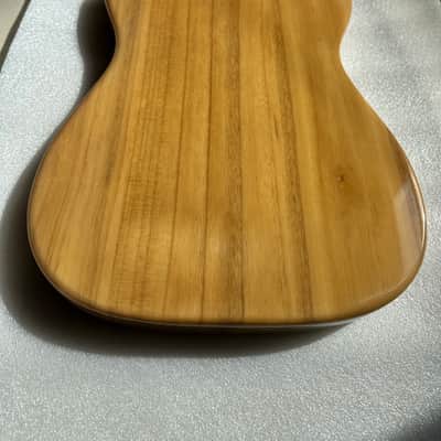 Unfinished Paulownia and Ash Wood Guitar Telecaster Tele Style Body image 4