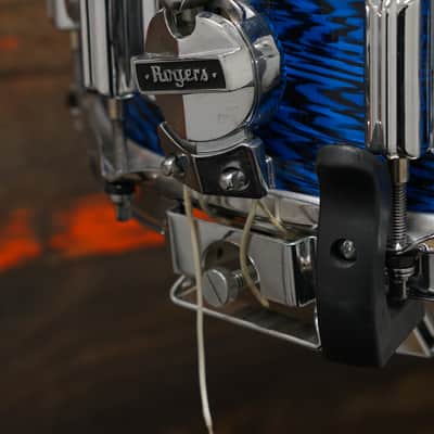 Rogers 5x14" Dyna-Sonic (Reissue) Wood Snare Drum - Blue Onyx image 5