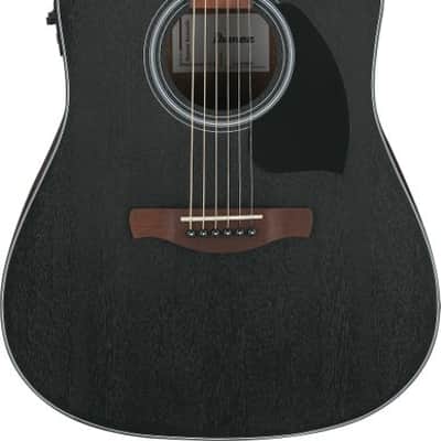 Ibanez PF54CE Acoustic-electric Guitar - Open-pore Weathered Black image 2