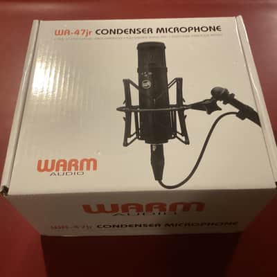 Warm Audio WA-47jr Large Diaphragm Multipattern FET Condenser Microphone 2018 - Present - Black image 1