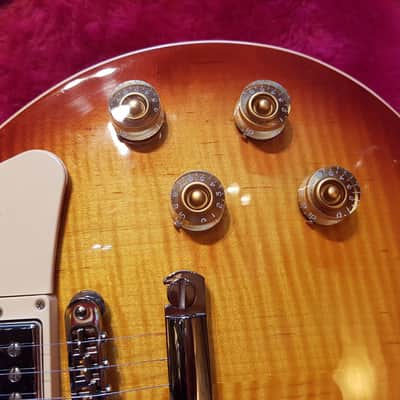 2014 Gibson Les Paul Traditional Electric Guitar Sunburst 59 Tribute Pickup image 6