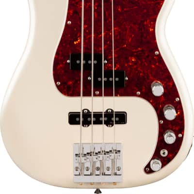 Fender Player II Modified Active Precision Bass 4-String Bass Guitar, Rosewood Fingerboard, Olympic Pearl image 1