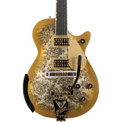 Gretsch G6134TG Limited Edition Paisley Penguin Electric Guitar - Gold Paisley image 5