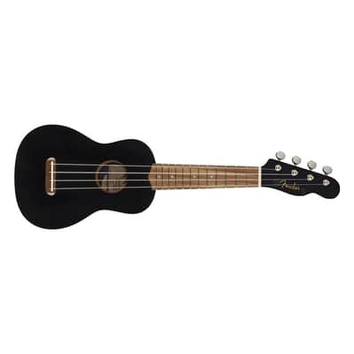 Venice Soprano Uke Black Fender image 5