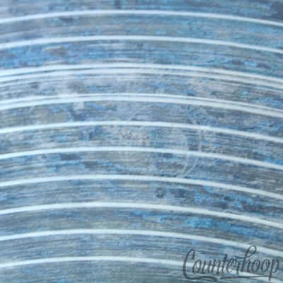 *Soultone 16"Vintage Old School Hi-Hats Cymbals Set B20 Hand Hammered Pair Dark* image 4