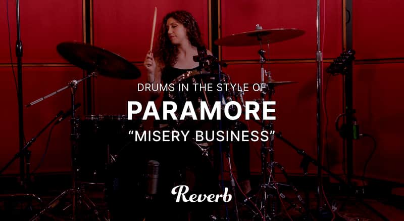 Drums in the Style of Paramore's Misery Business image 1