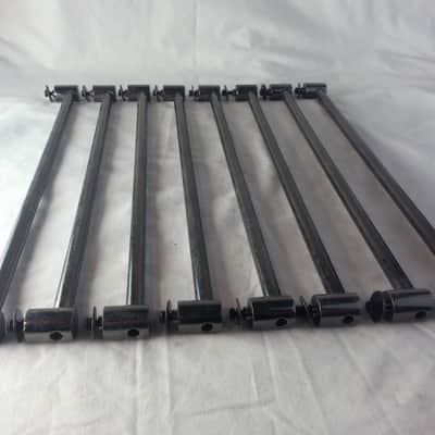 *Custom 8x Tube Lugs Black Nickel 12"Hole Spacing 14/16/18"Floor Tom Bass Drums* image 2