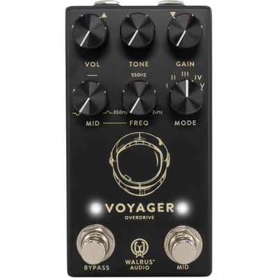 Walrus Audio Voyager MKII Preamp Overdrive Pedal, Black image 1