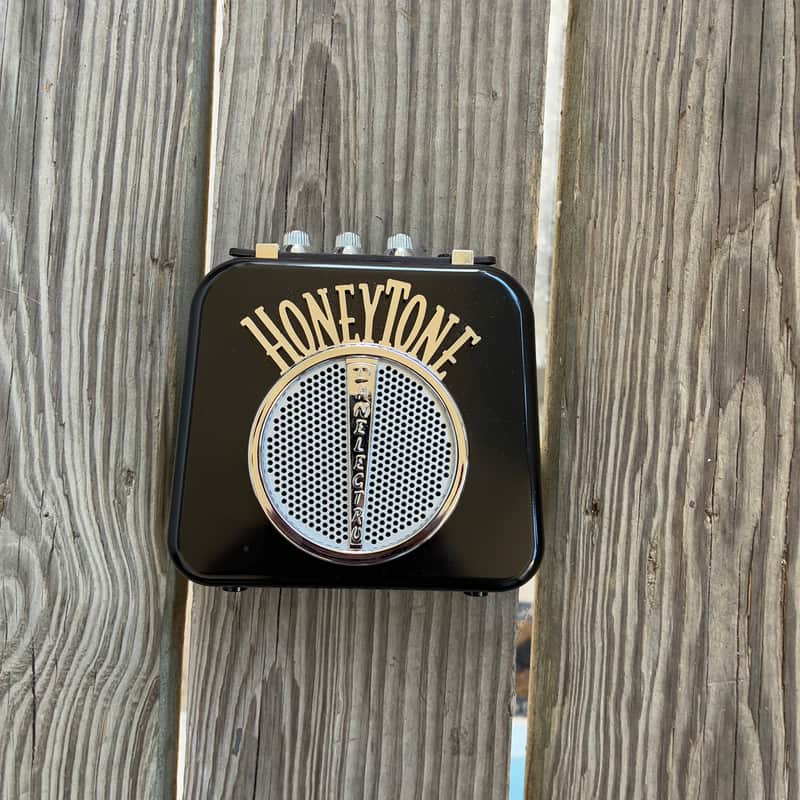 Danelectro Honeytone Mini Amp 2010s - Black electric guitar amplifier portable travel image 1
