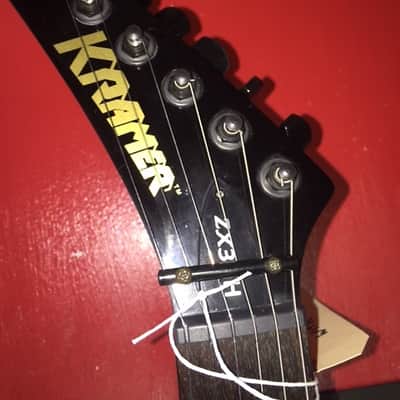1980's Left Handed Kramer ZX30H Red and Black with Case image 4