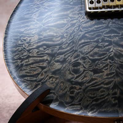 PRS USA Paul Reed Smith Wood Library Custom 24 Artist Top "Charcoal + Ebony" (2016) image 10