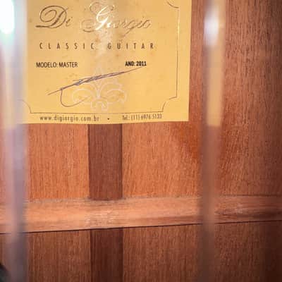 Di Giorgio Master E Classical Acoustic Nylon Guitar 2011 image 2
