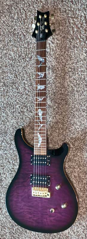Paul reed smith PRS SE Paul Allender electric guitar model with EMG Pickups, Rosewood Fretboard 2011 - Purple image 1