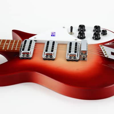2002 Rickenbacker 350V63 FG Fireglo Toaster Pickup Reissue Long Scale image 15