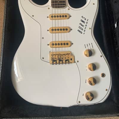 Burns Bison 62 Re-issue  in White, Gold Hardware circa 1992 image 5