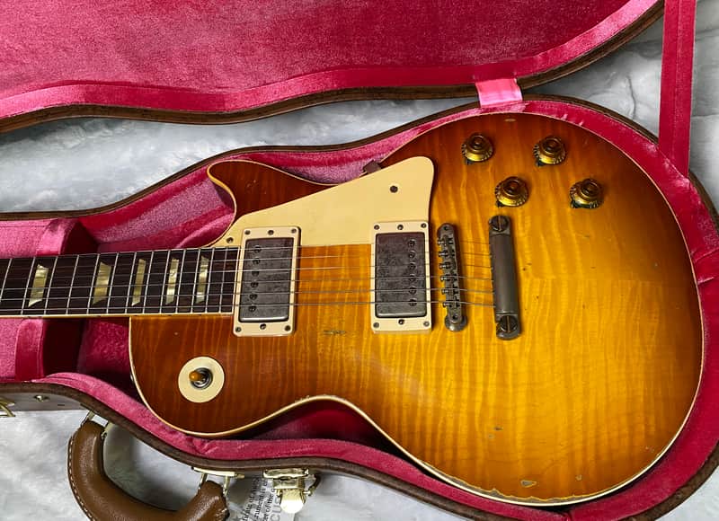 NEW! Gibson Custom 1959 Les Paul Standard Reissue - Faded Peach Burst, Heavy Aged - 2026 Custom Collection Limited Edition - Authorized Dealer - G07688