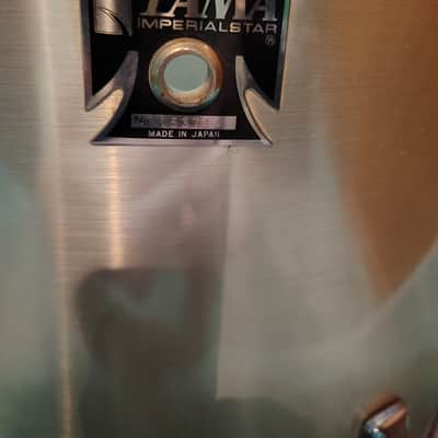 Tama Imperialstar 16x16 Floor Tom/Rack Tom 1981 - Metallic Hairline Chrome image 2