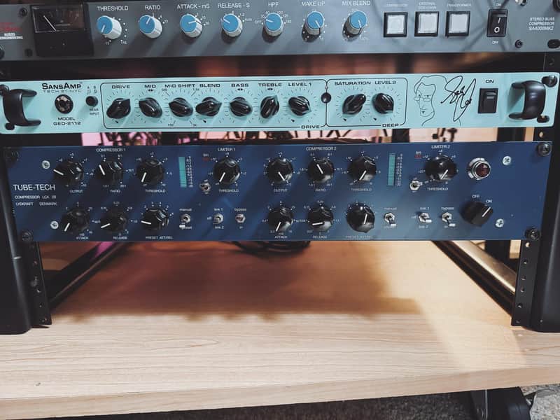 Tube-Tech LCA 2B Stereo Compressor/Limiter - Green Day Owned - Certificate of Authenticity image 1