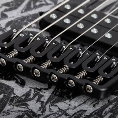 Schecter 1462 C-7 Multiscale Silver Mountain 7-String Electric Guitar image 4