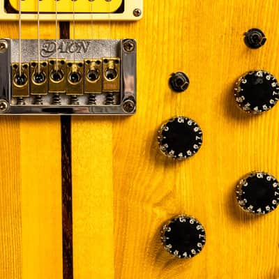 Daion Mark X Tinted Tan / Natural Neck Through (1982) w/ Hardshell Case image 5