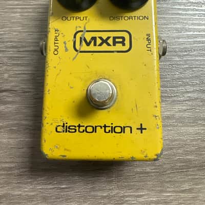 MXR MX-104 Script Distortion + 1973 - 1975 - Yellow image 1