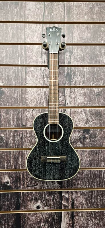 *BLEM* KALA KA SDH T Solid Salt & Pepper Doghair Tenor Ukulele inkl. Gigbag image 1