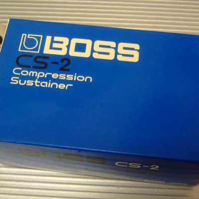 1982 Boss CS-2 Compression Sustainer w/ Original Box & Manual / MIJ Made in Japan (Black Label) image 6