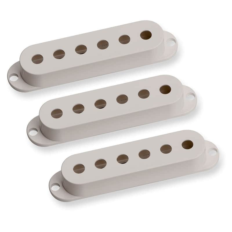Seymour Duncan Strat Pickup Cover Set Of 3 No Logo Parchment 11800-01-P-NL image 1