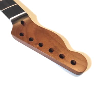 LEFT HANDED 22 frets Satin Nitro varnished Roasted Mapple Neck, Rosewood fretboa image 6
