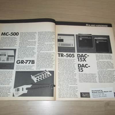 Roland Users Group Magazine's Collection (incl.Juno)–1986- Synthesizer Brochure image 6