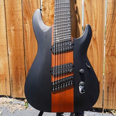 Schecter DIAMOND SERIES C-8 Rob Scallon Satin Dark Roast 8-String Electric Guitar image 5